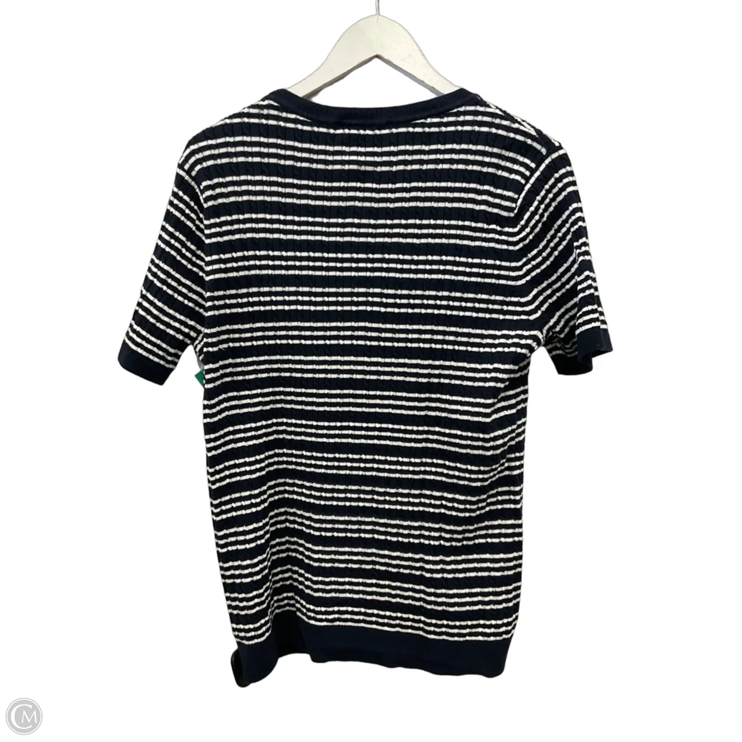 Top Short Sleeve By Tommy Hilfiger In Navy, Size: Xl