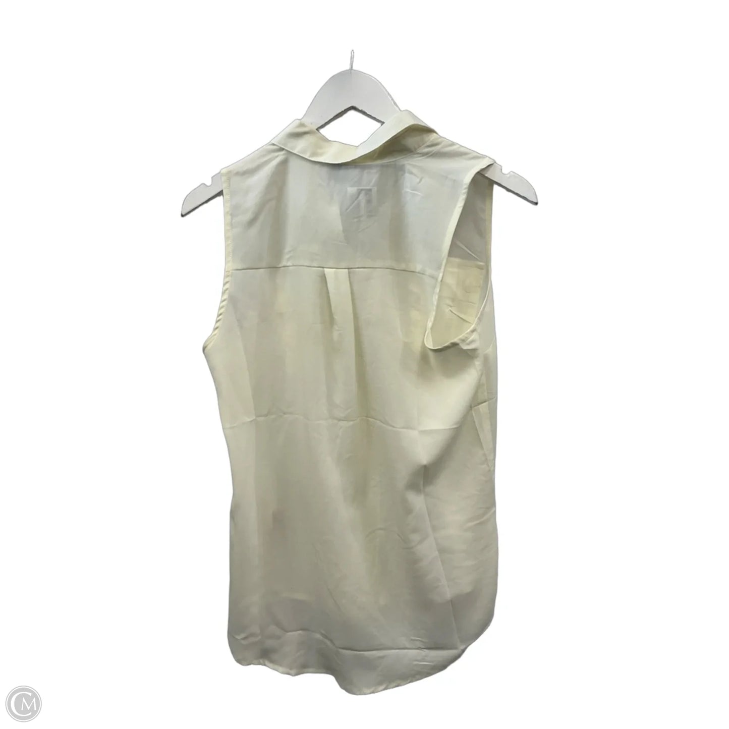 Top Sleeveless By Edge In Cream, Size: S