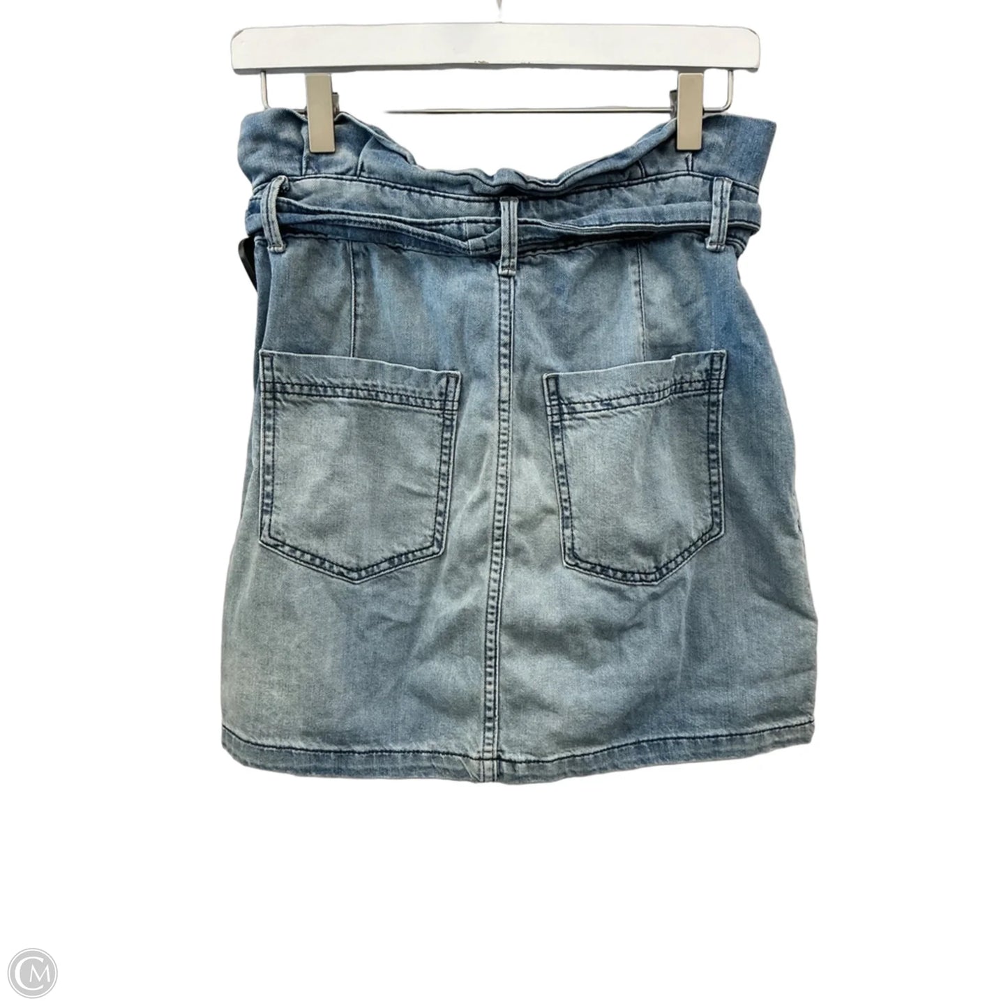 Skirt Mini & Short By Free People In Blue Denim, Size: 6