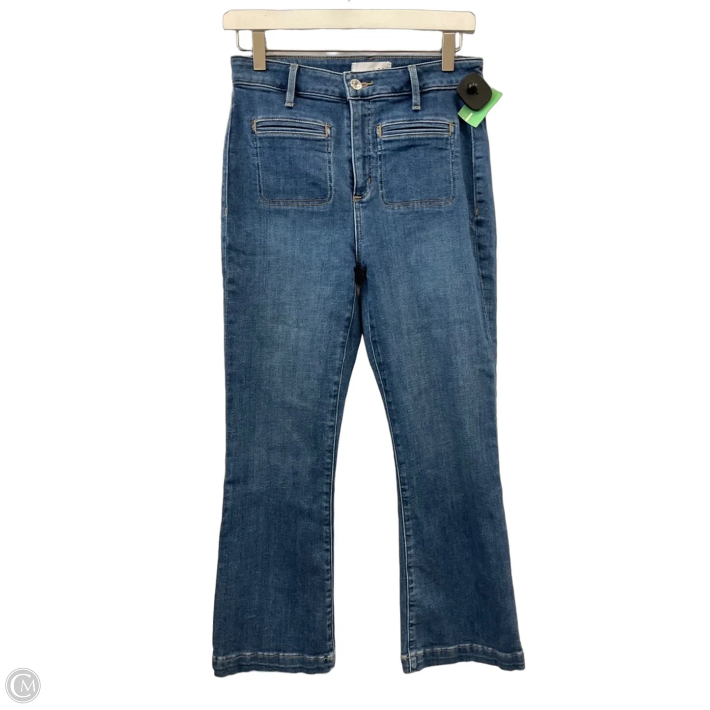 Jeans Cropped By Loft In Blue Denim, Size: 4
