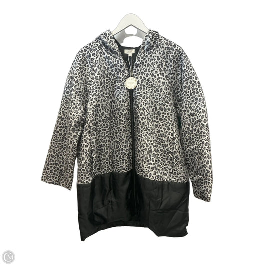 Coat Puffer & Quilted By Oddi In Animal Print, Size: L