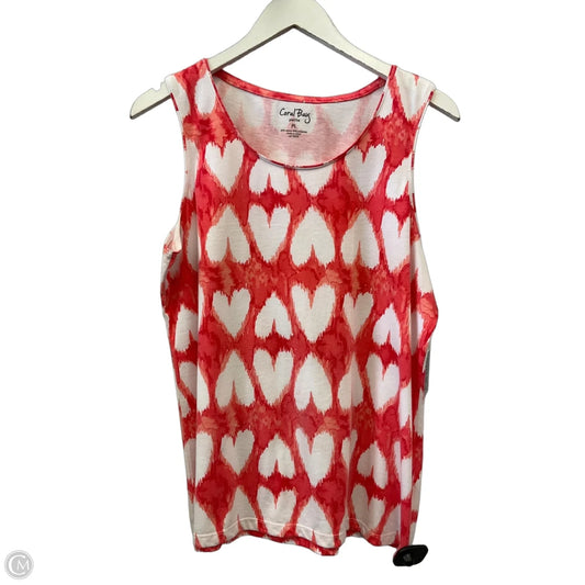 Top Sleeveless By Coral Bay In Red, Size: Lp