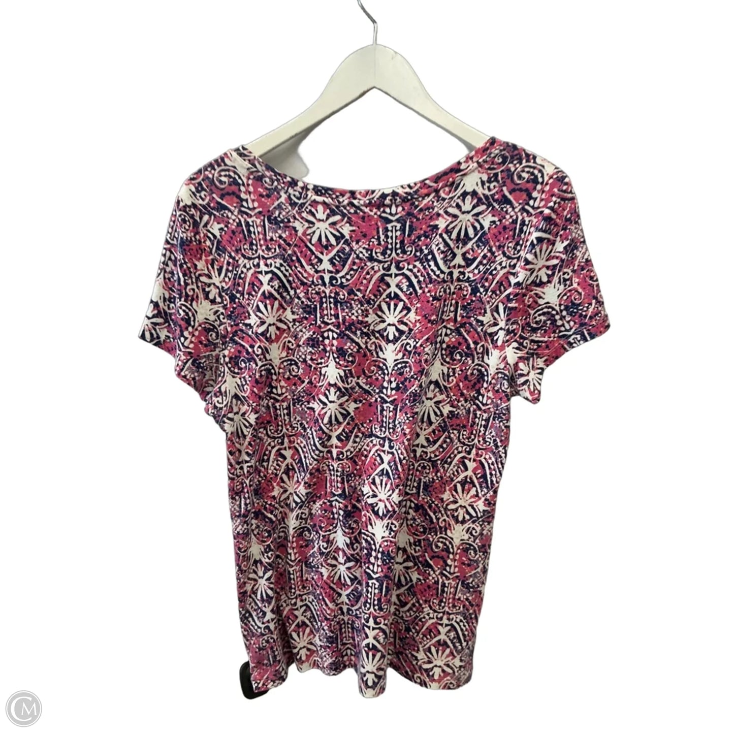 Top Short Sleeve Basic By Clothes Mentor In Pink, Size: Mp
