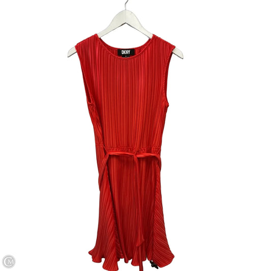 Dress Casual Short By Dkny In Red, Size: M