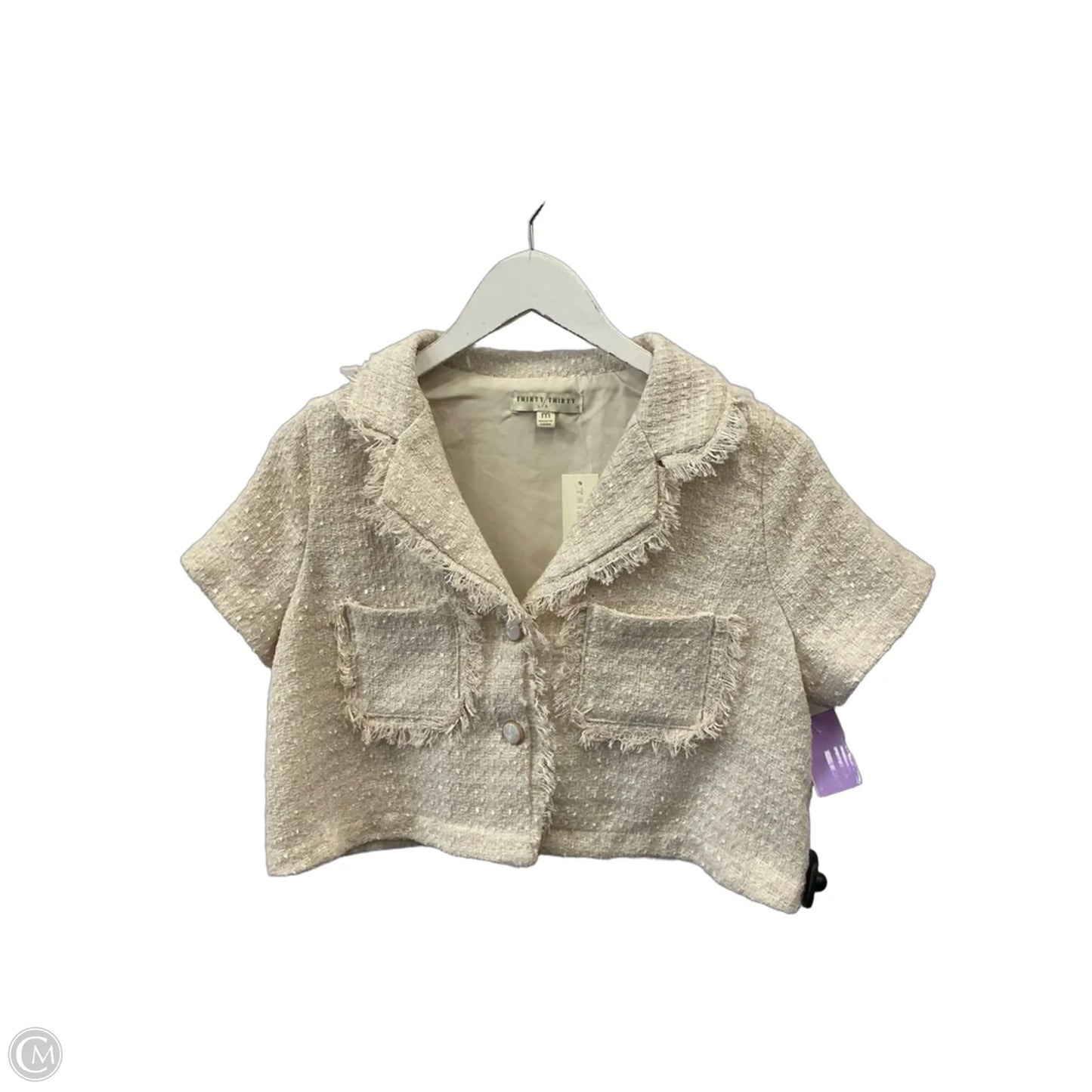 Blazer By Clothes Mentor In Pink, Size: M