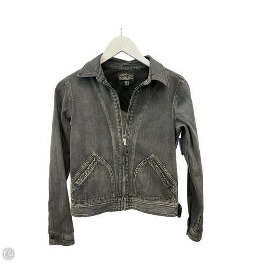 Jacket Denim By Clothes Mentor In Black, Size: Xs