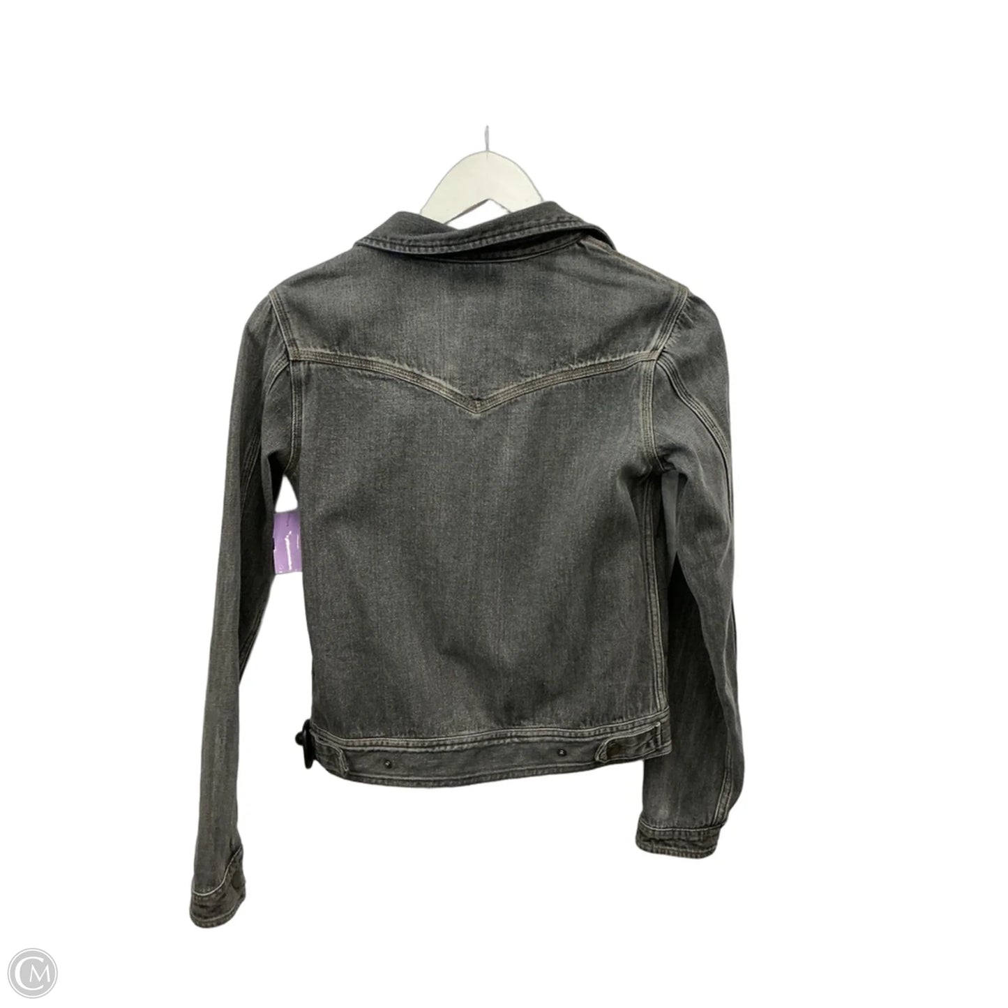Jacket Denim By Clothes Mentor In Black, Size: Xs