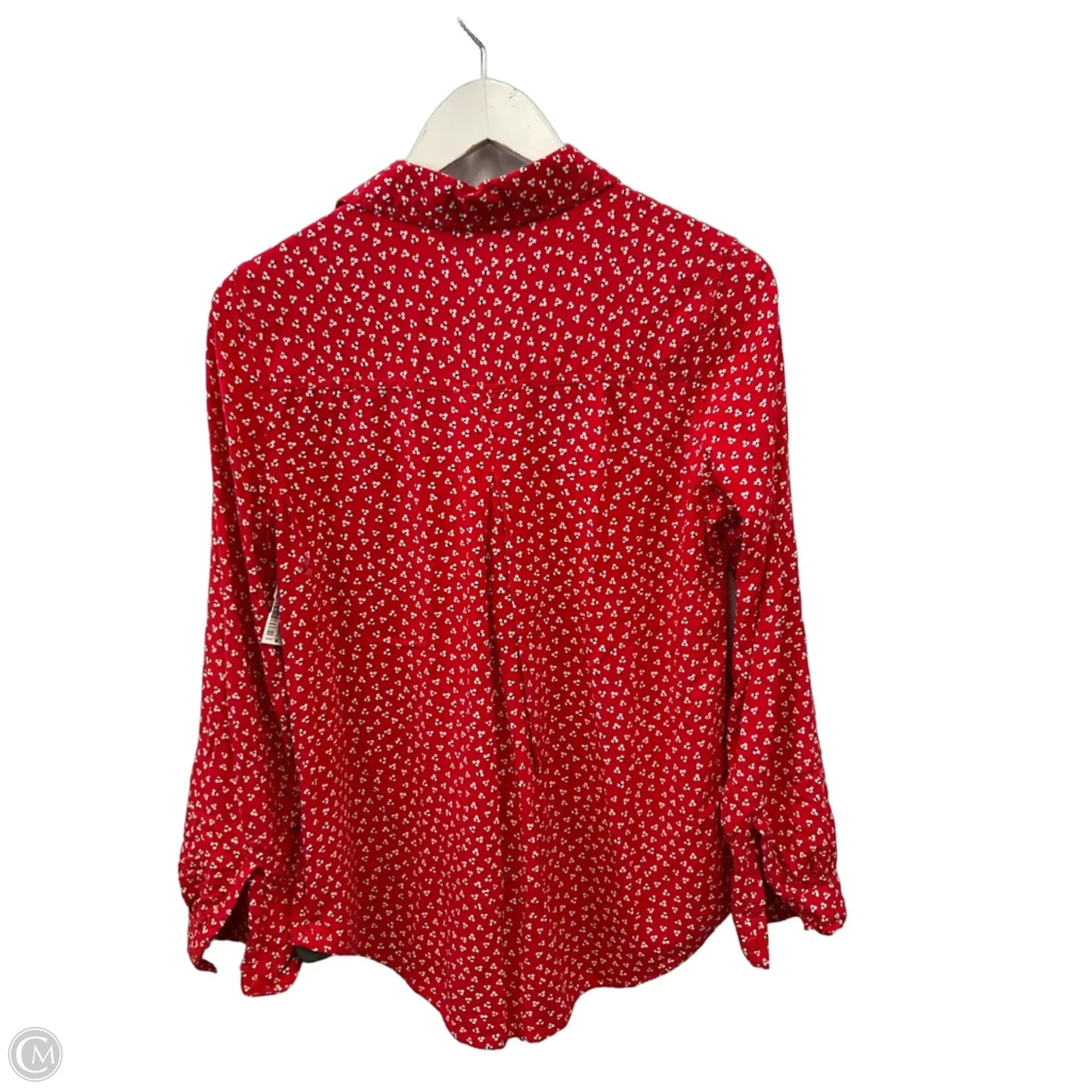 Top Long Sleeve By Beachlunchlounge In Red, Size: S