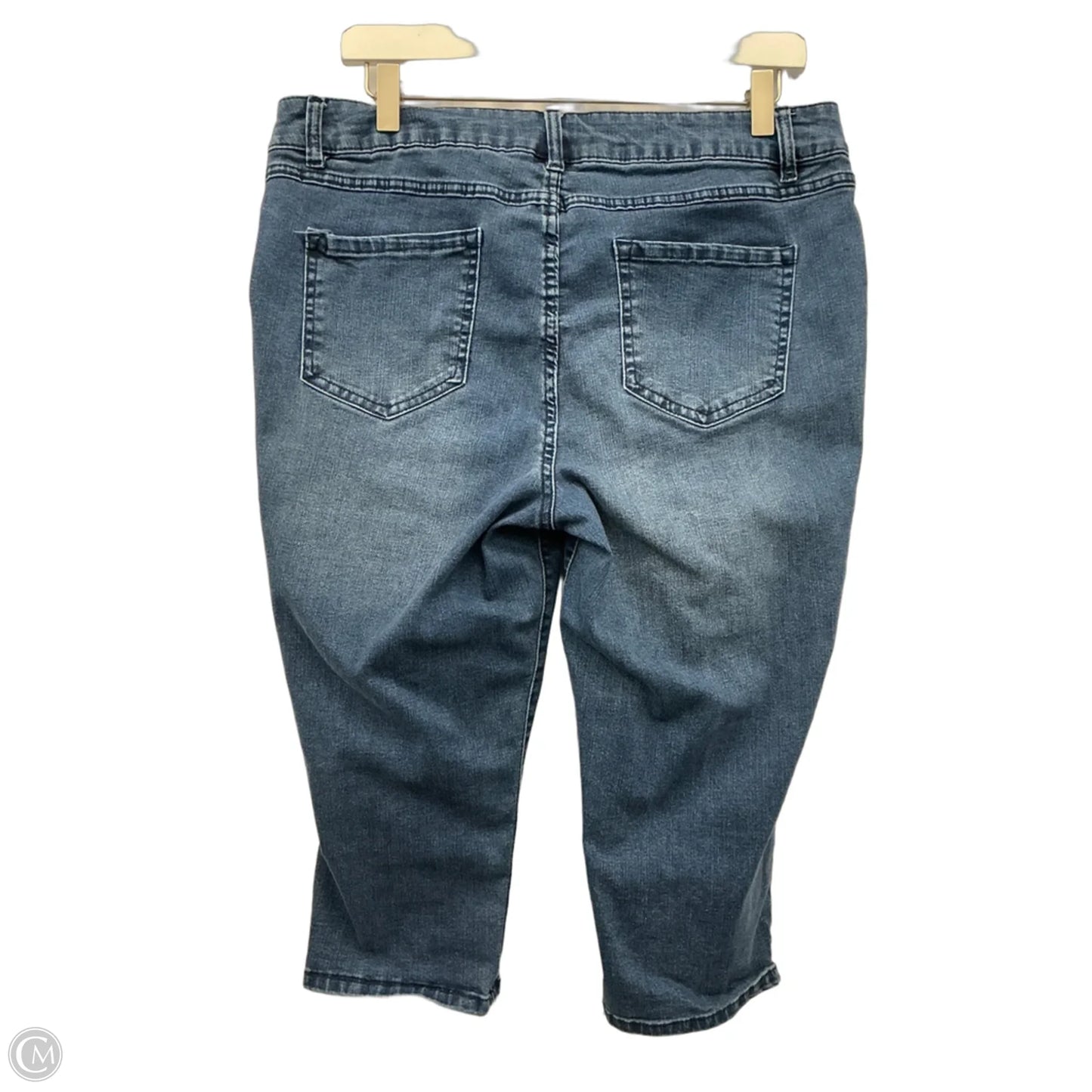 Capris By D Jeans In Blue Denim, Size: 14