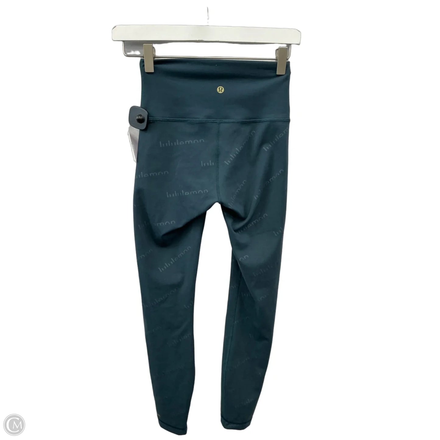 Athletic Leggings By Lululemon In Green, Size: S