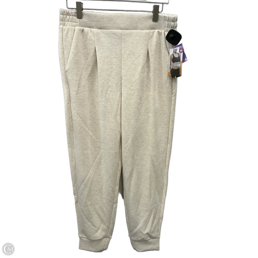 Athletic Pants By Avia In Cream, Size: M