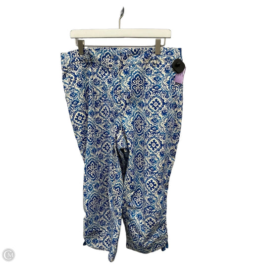 Capris By Chicos In Blue, Size: 14