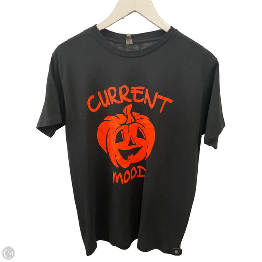 Top Short Sleeve By Clothes Mentor In Black, Size: M