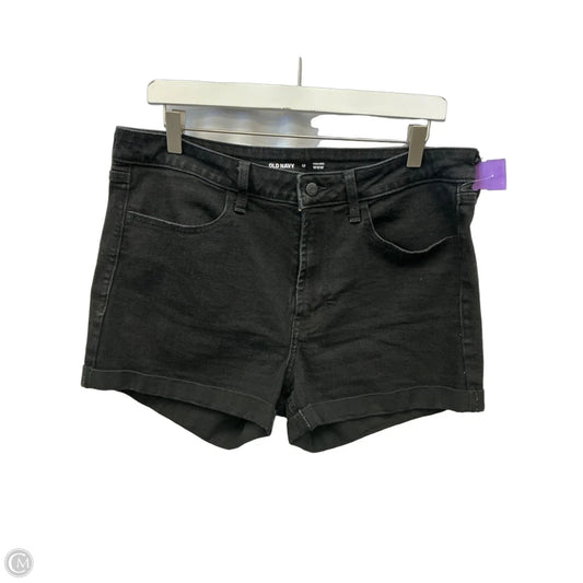 Shorts By Old Navy In Black Denim, Size: 12