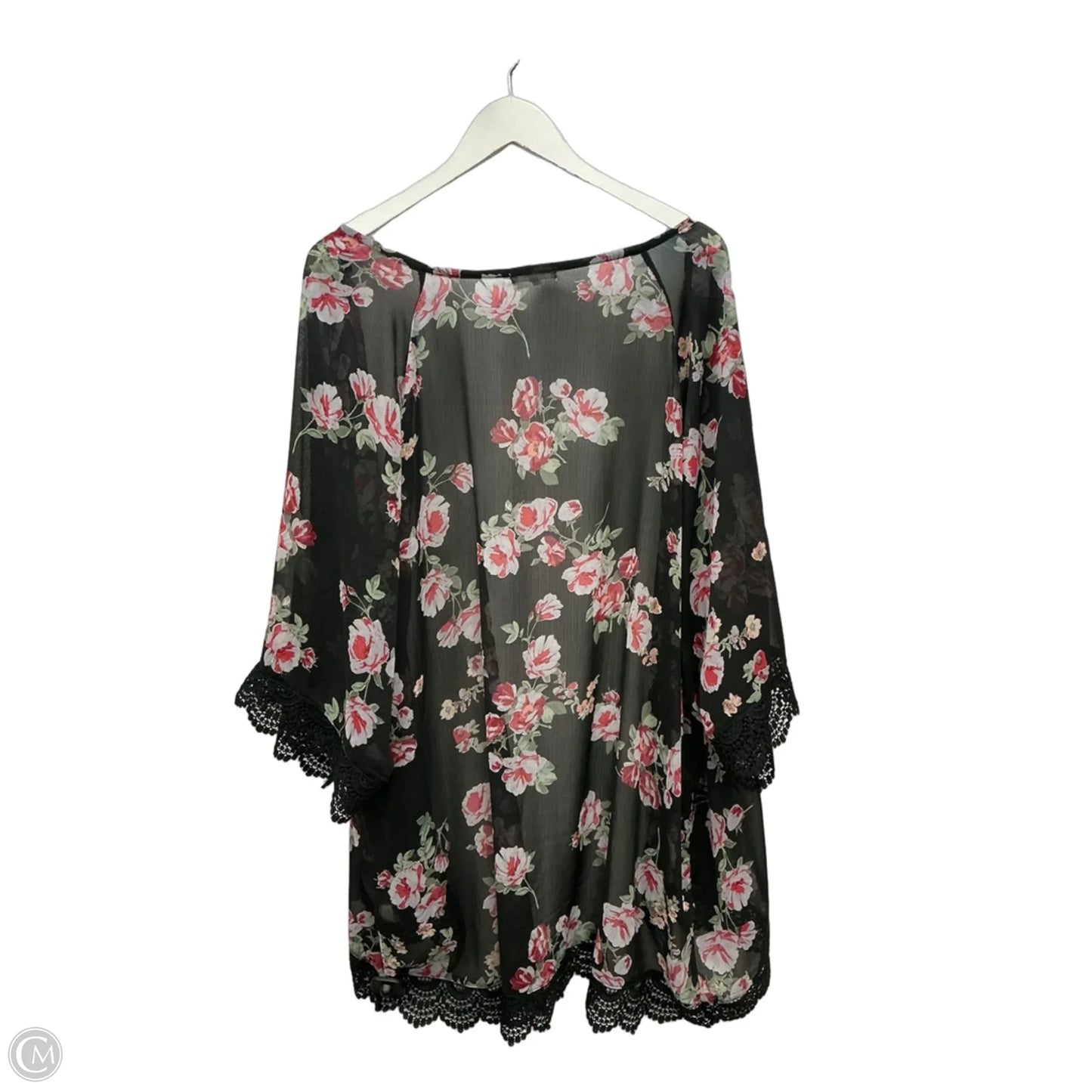 Kimono By Maurices In Black & Red, Size: 2x