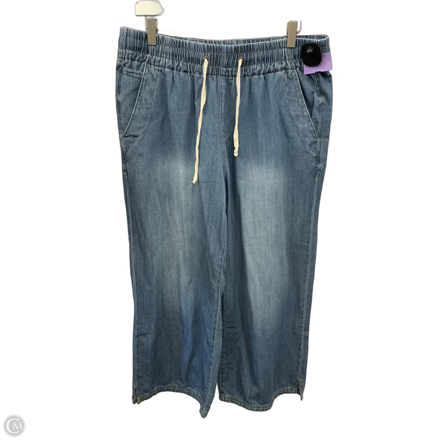 Pants Wide Leg By Kensie In Blue Denim, Size: 12
