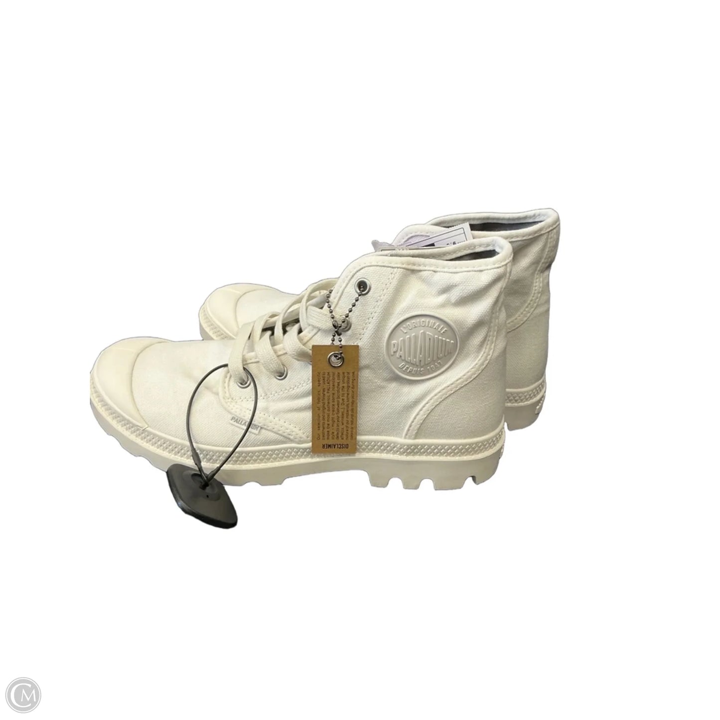 Boots Ankle Flats By Clothes Mentor In Cream, Size: 9.5