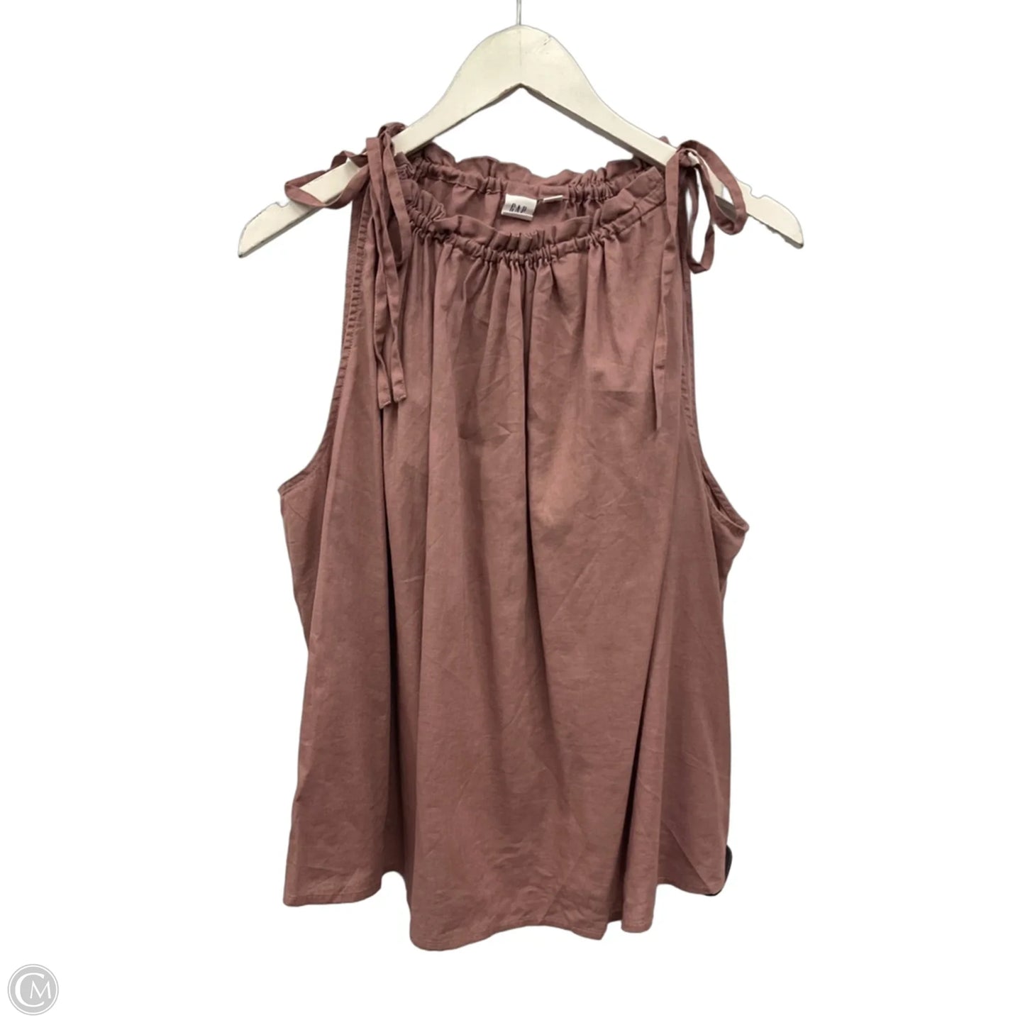 Top Sleeveless By Gap In Mauve, Size: Xxl