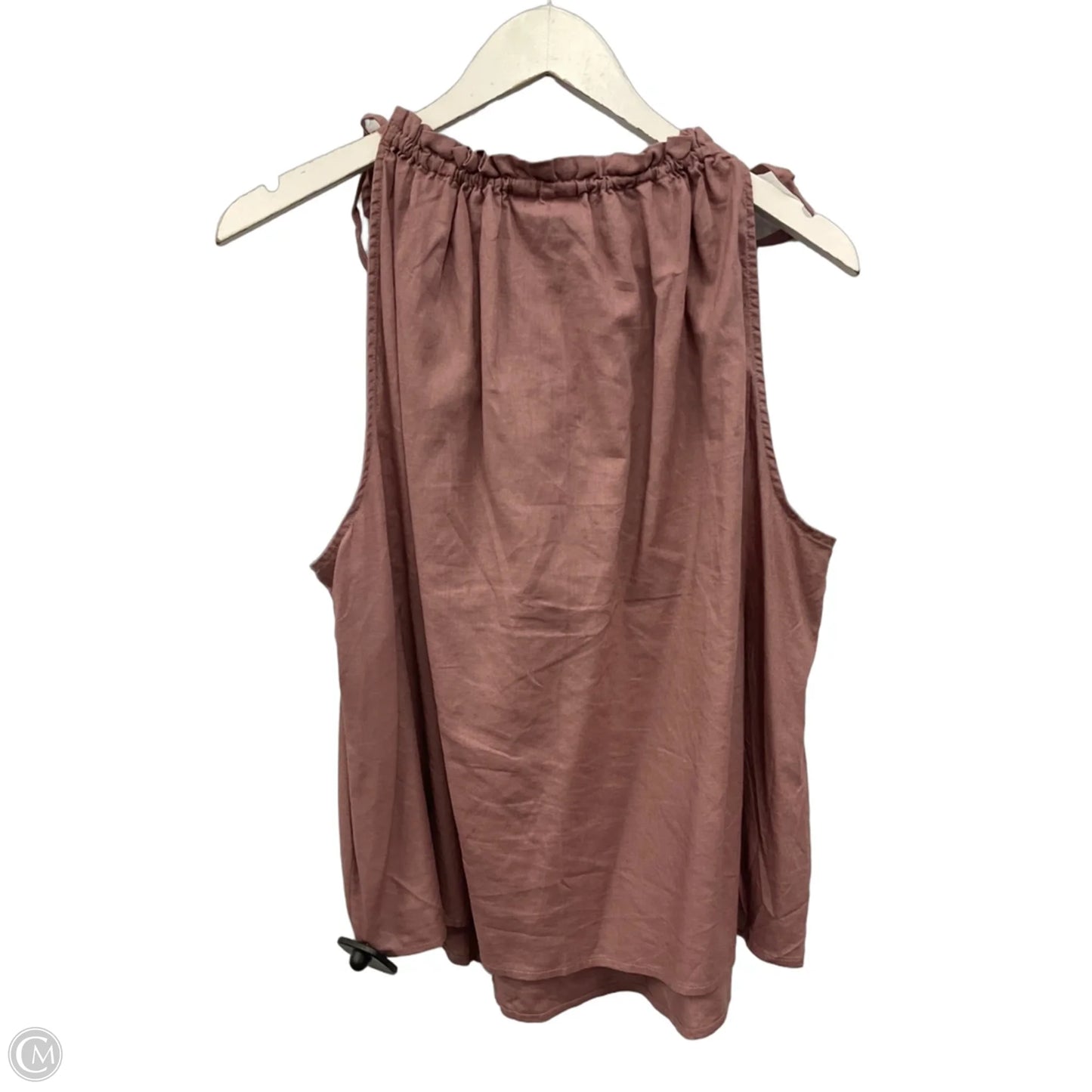Top Sleeveless By Gap In Mauve, Size: Xxl