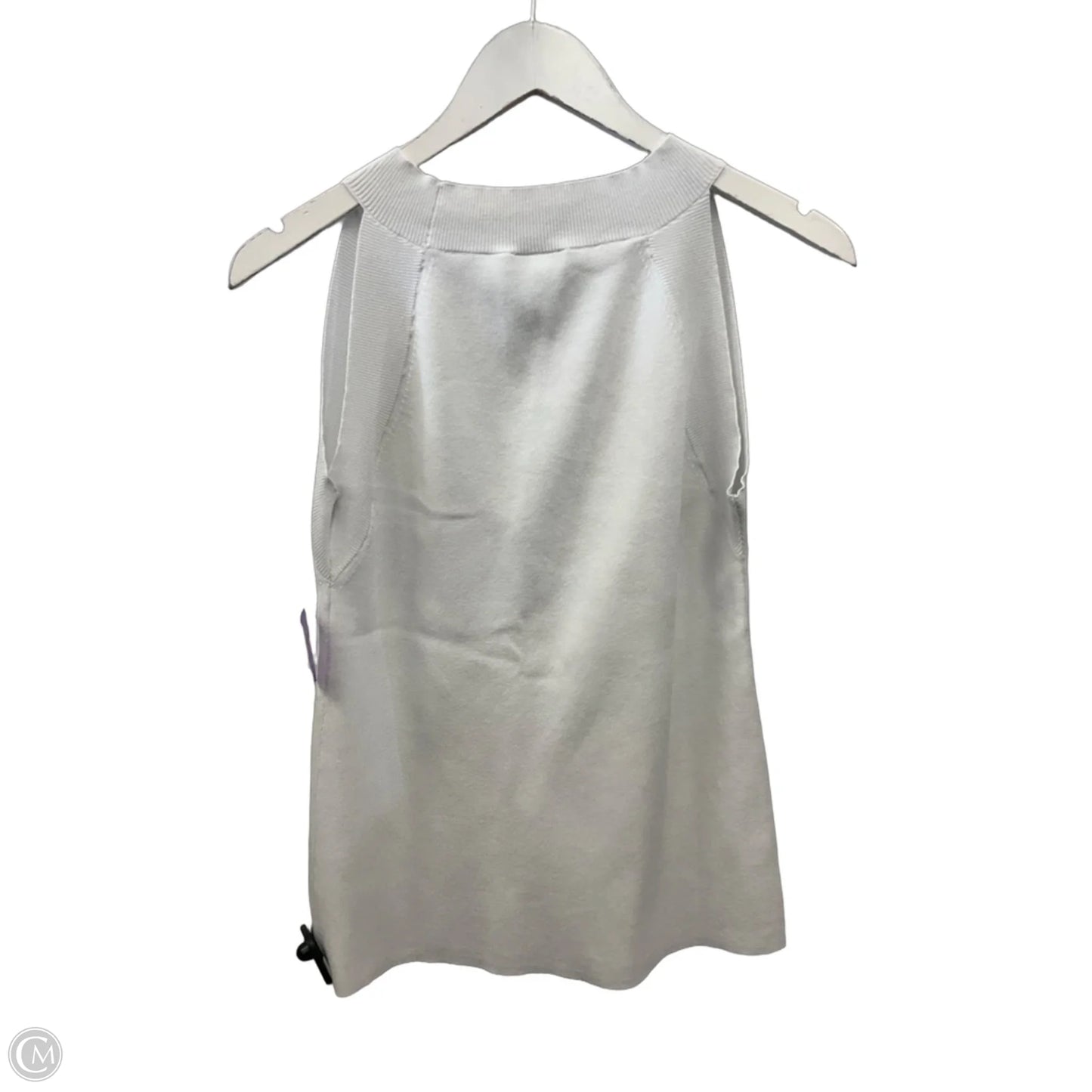 Top Sleeveless By Ann Taylor In White, Size: Xlp