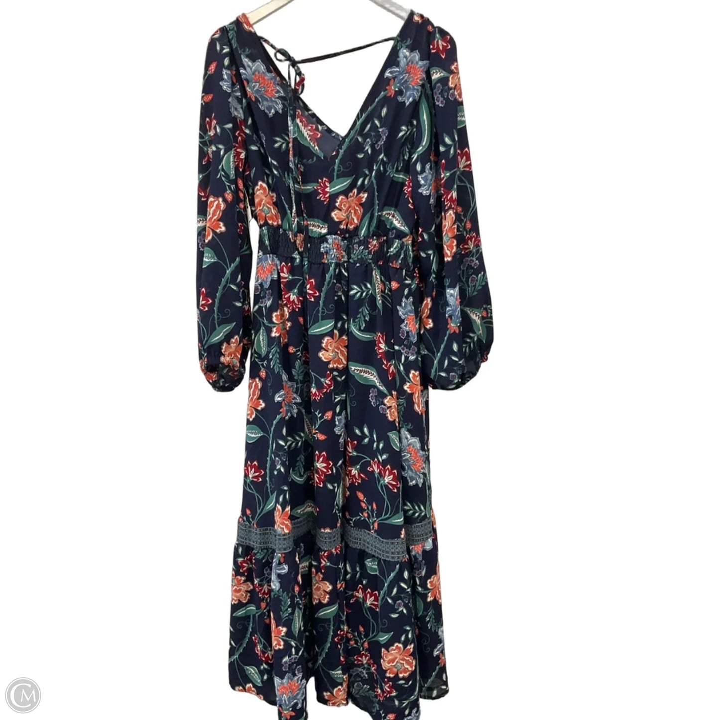 Dress Casual Maxi By Clothes Mentor In Navy, Size: L