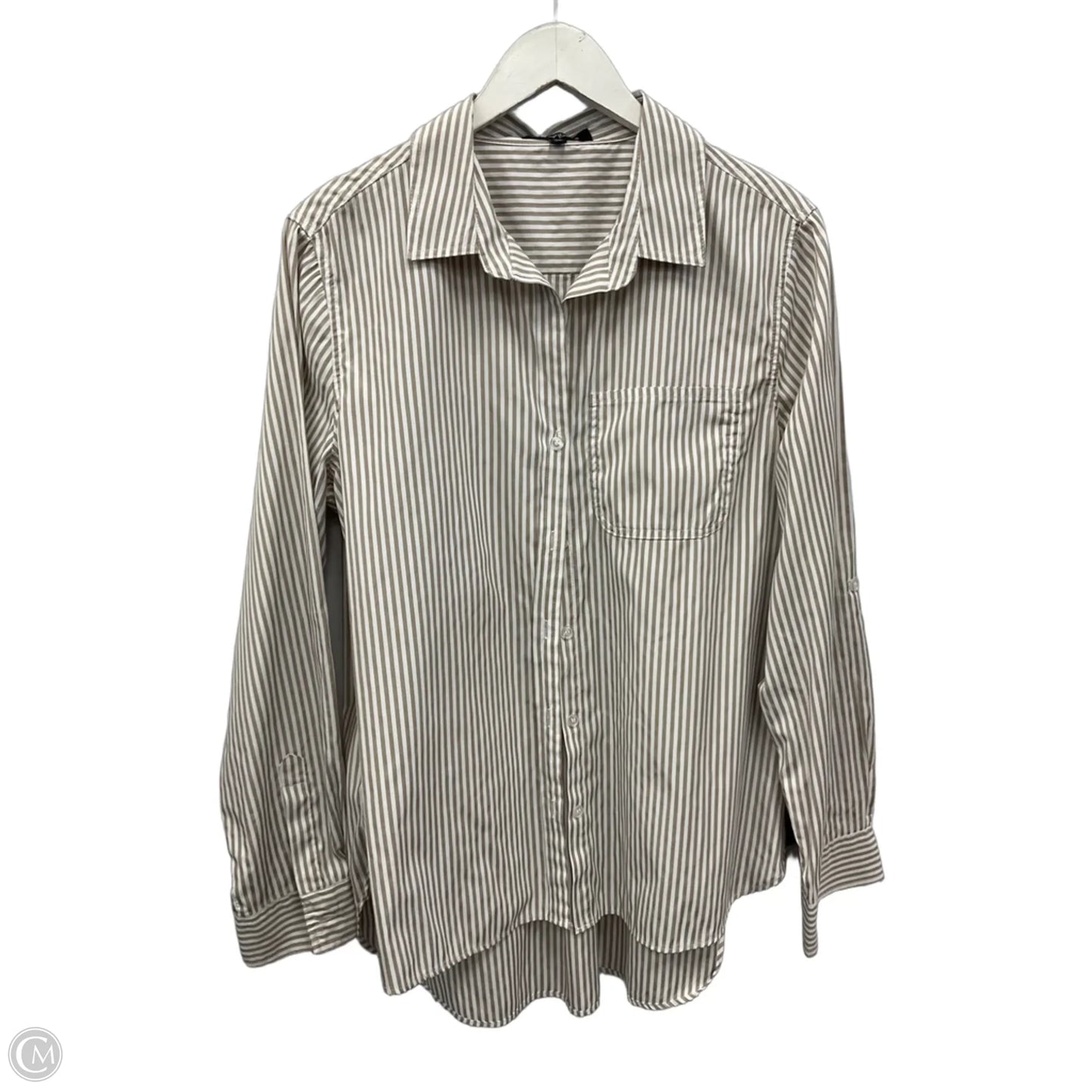 Top Long Sleeve By Velvet Heart In Tan, Size: Xl