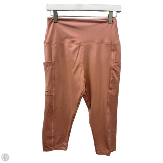 Athletic Capris By Clothes Mentor In Peach, Size: L