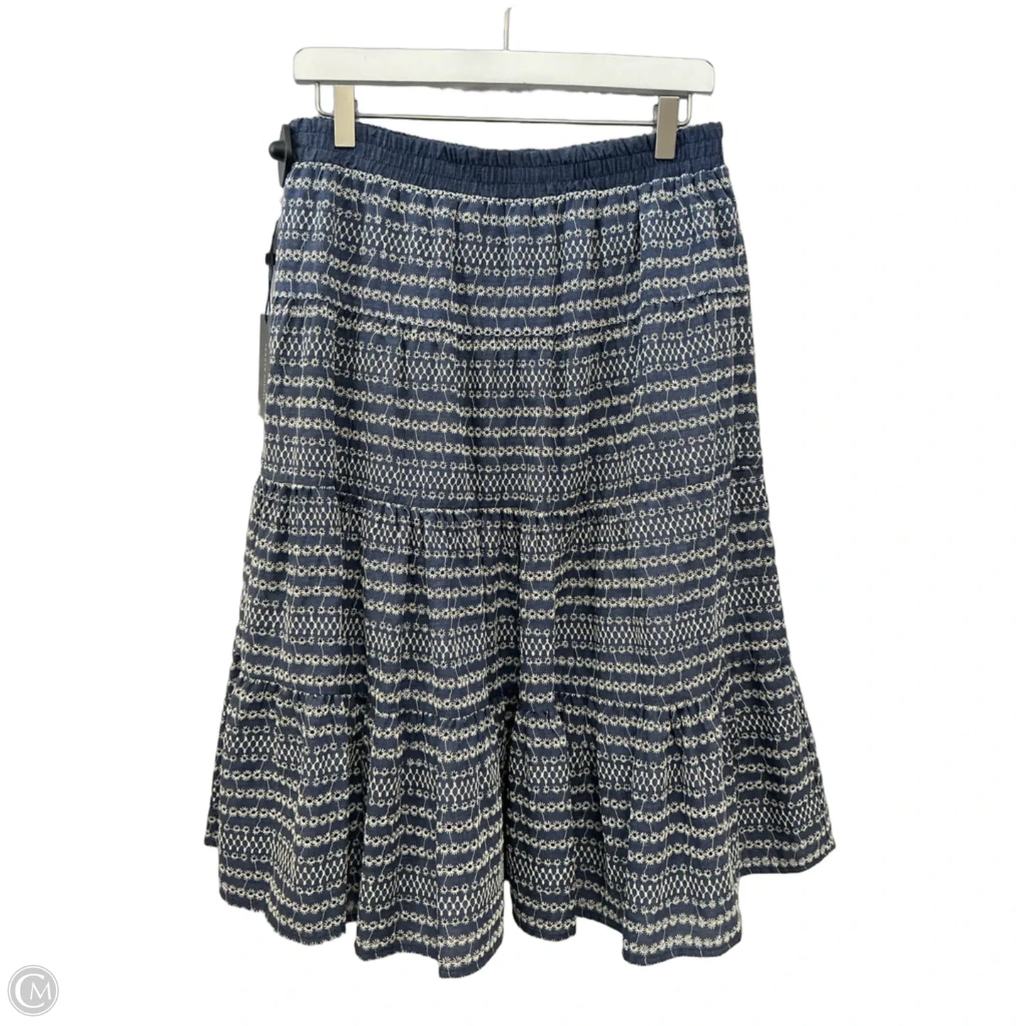 Skirt Midi By Tommy Hilfiger In Blue, Size: L