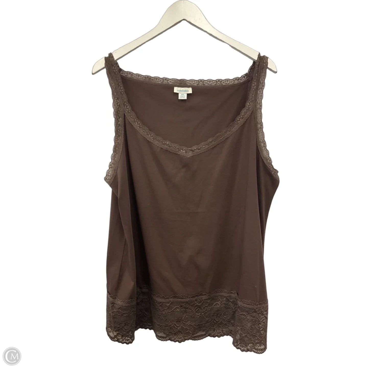 Tank Top By Sundance In Brown, Size: Xxl