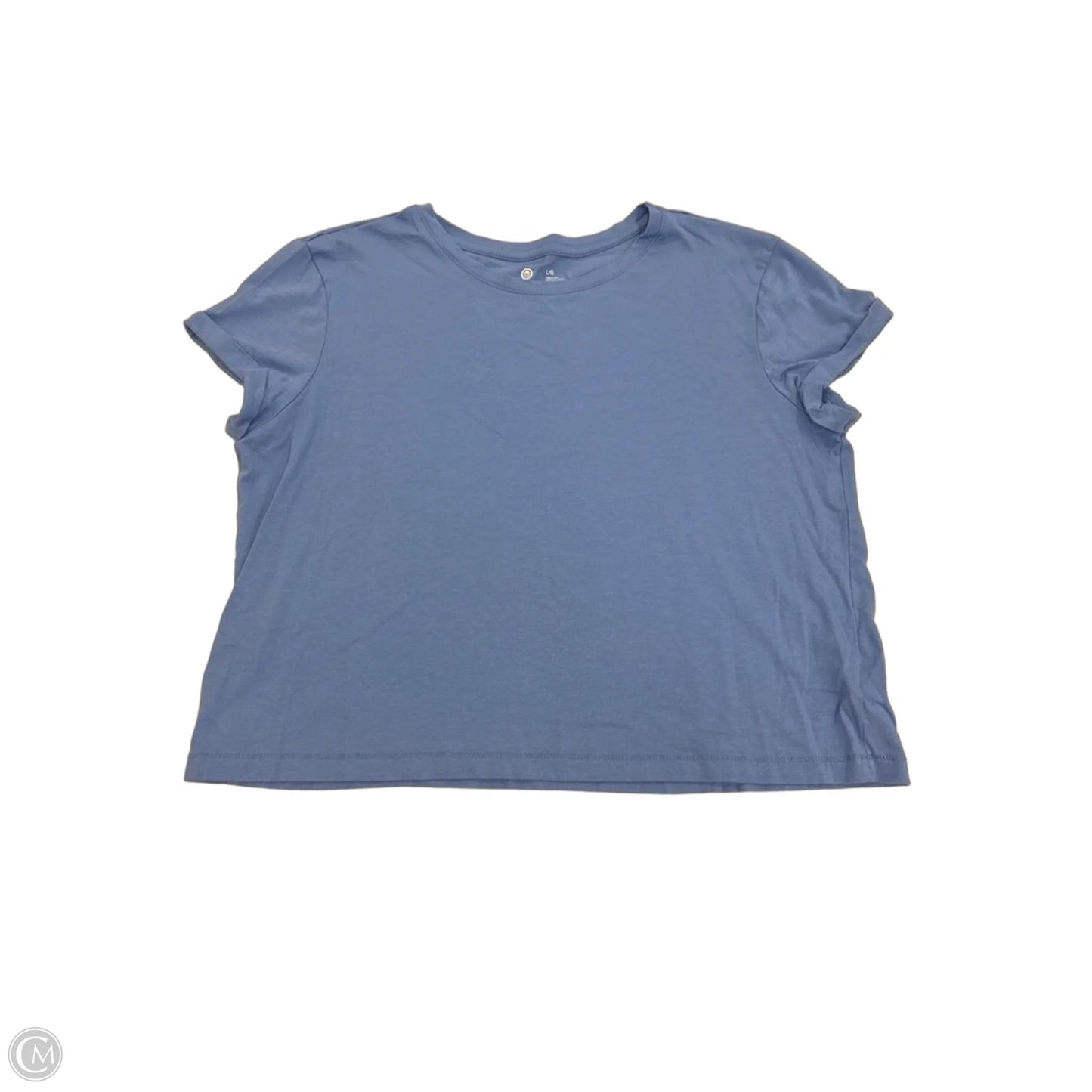 Top Short Sleeve Basic By Sundry In Blue, Size: L
