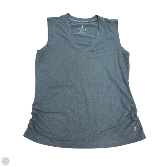 Athletic Tank Top By Free Country In Blue, Size: M