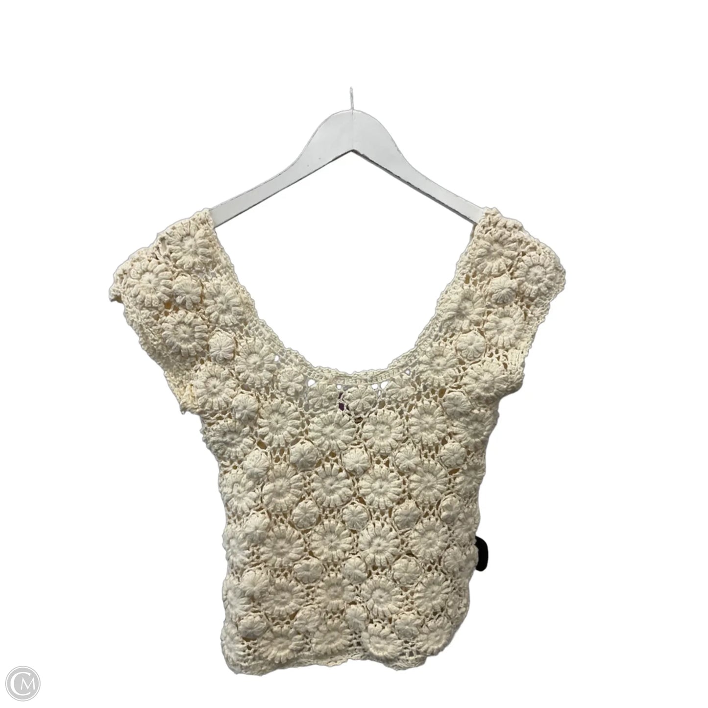Top Short Sleeve By We The Free In Cream, Size: S