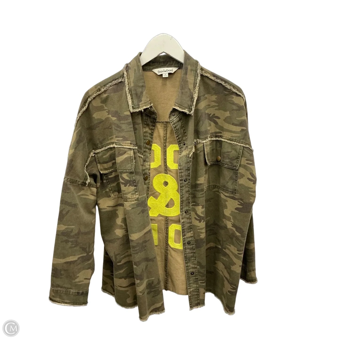 Jacket Denim By Davi & Dani In Green, Size: M