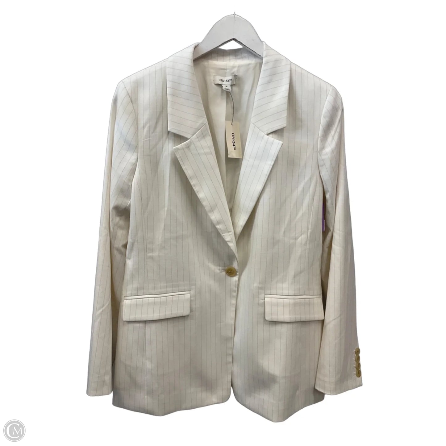 Blazer By On 34th In Cream, Size: M