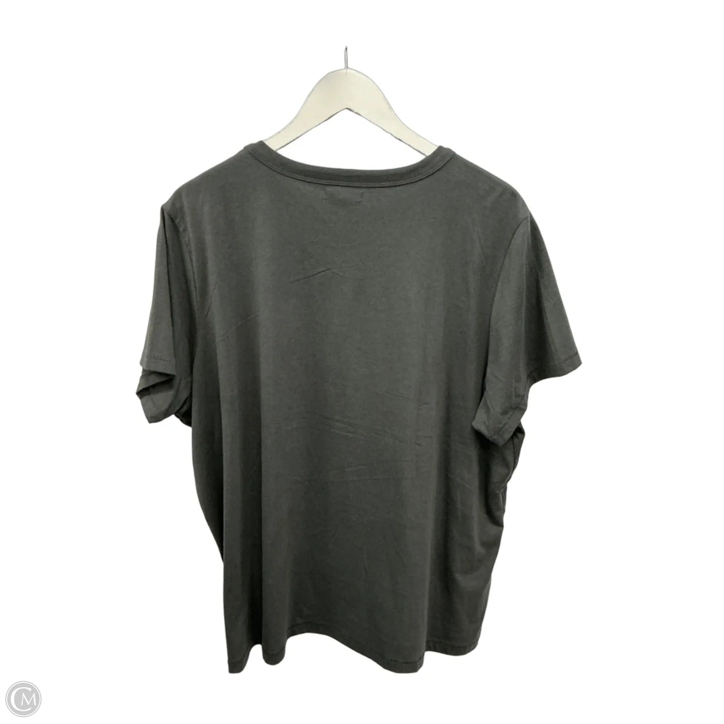 Top Short Sleeve By Maurices In Grey, Size: 2x