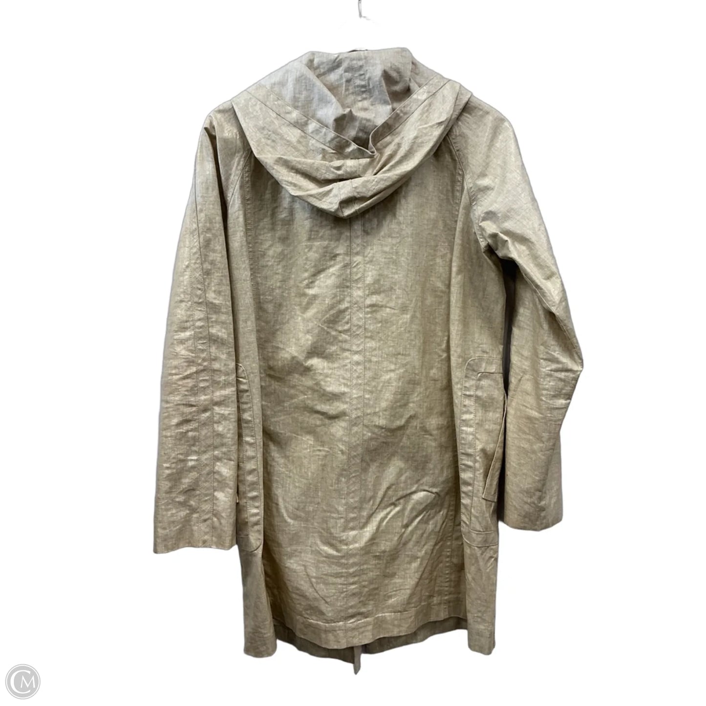 Coat Raincoat By J. Crew In Tan, Size: M