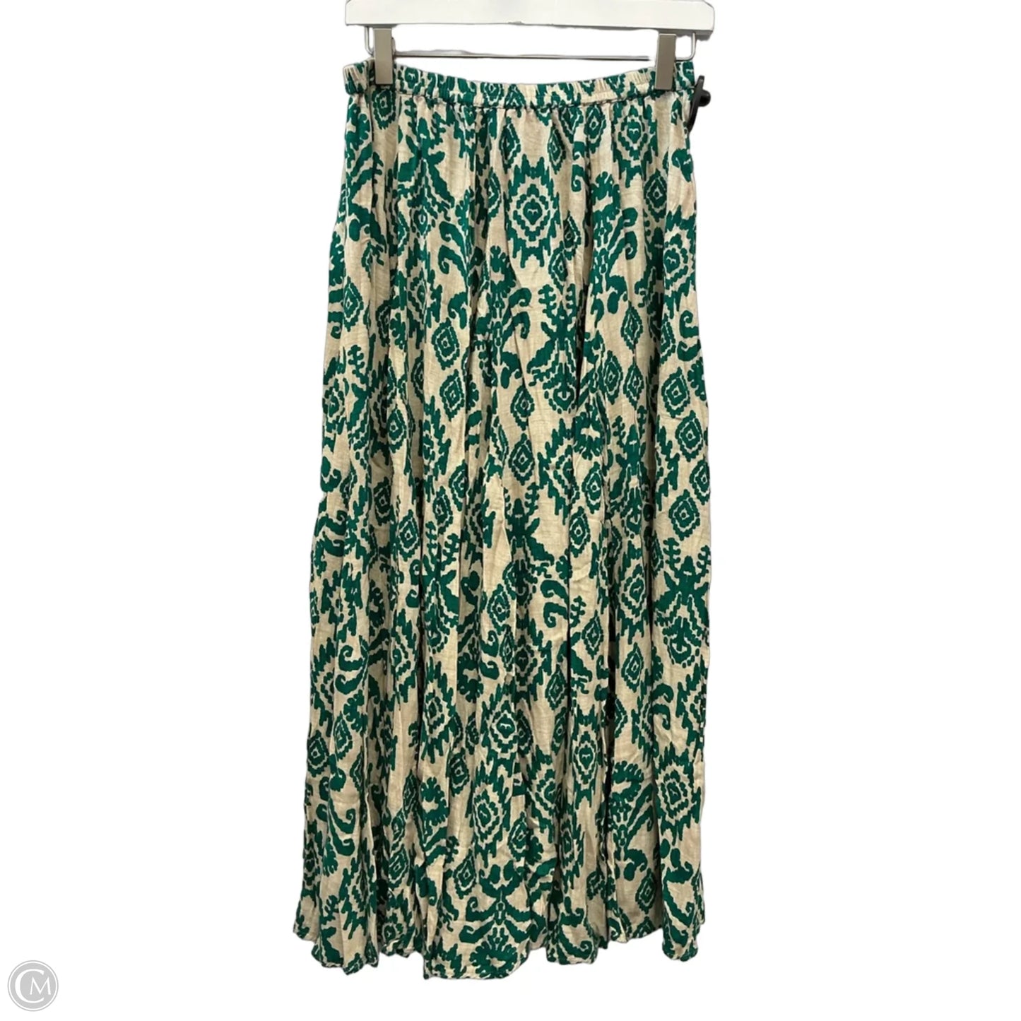 Skirt Set 2pc By Cupio In Green & Tan, Size: 8