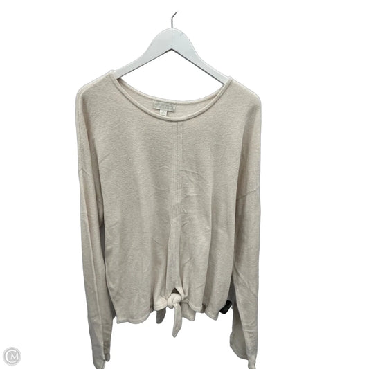 Sweater By Barefoot Dreams In Tan, Size: 1x