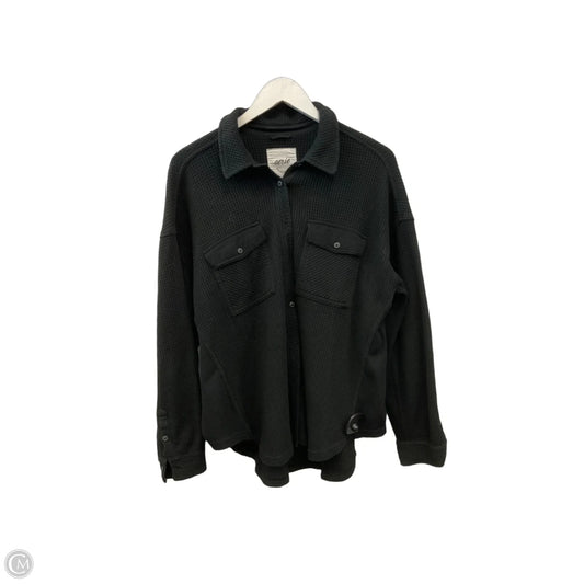 Top Long Sleeve By Aerie In Black, Size: M