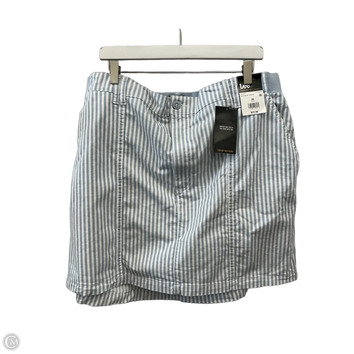 Skort By Lee In Striped Pattern, Size: 20
