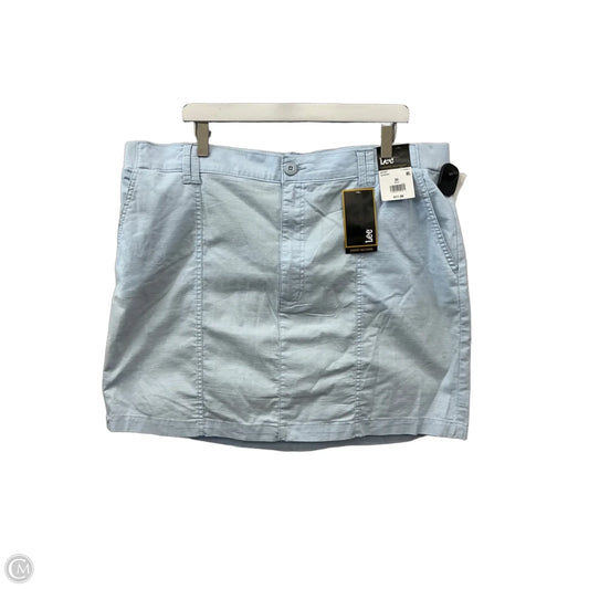 Skort By Lee In Blue, Size: 20