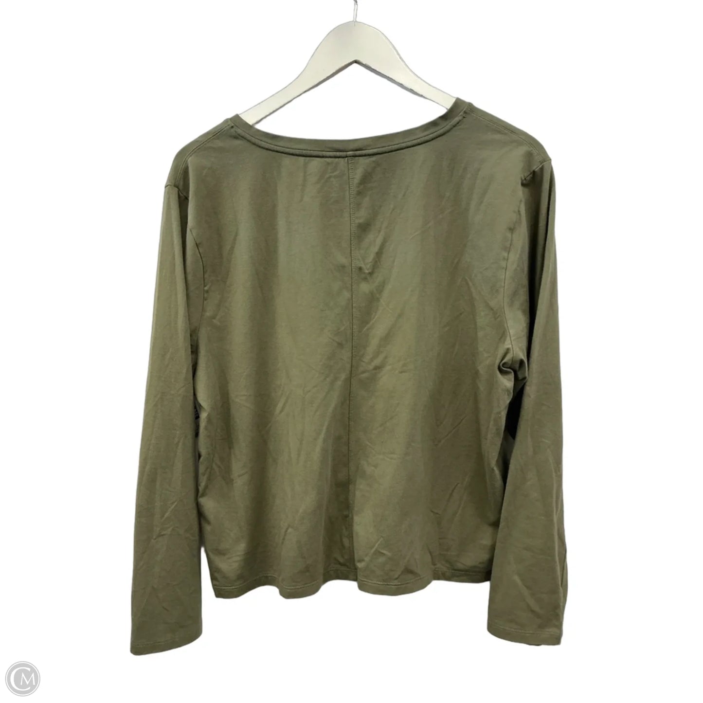 Athletic Top Long Sleeve Crewneck By Athleta In Green, Size: Xl