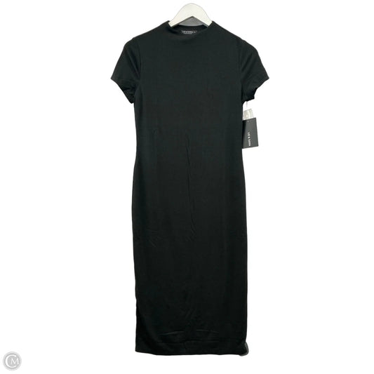 Dress Casual Midi By Clothes Mentor In Black, Size: L