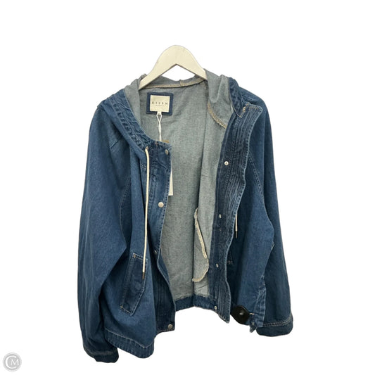 Jacket Denim By Risen In Blue Denim, Size: 2x