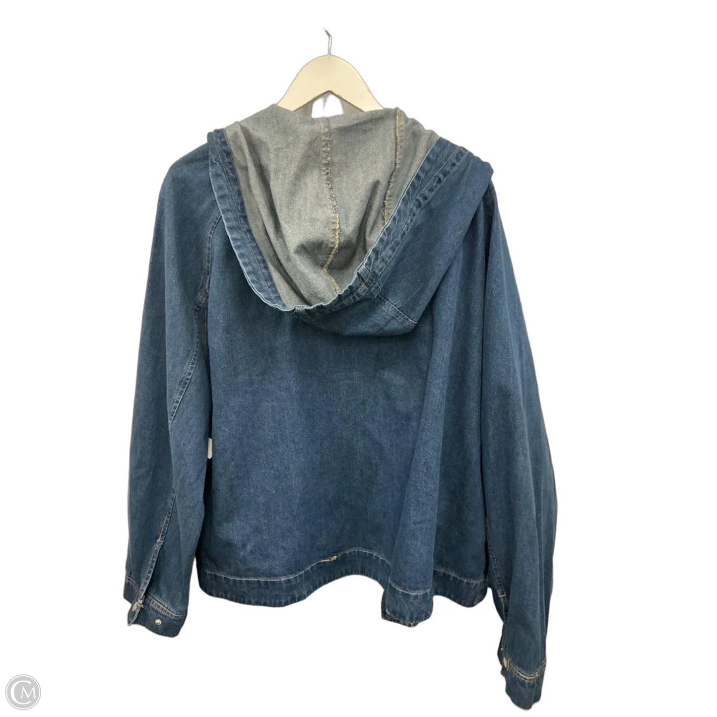 Jacket Denim By Risen In Blue Denim, Size: 2x