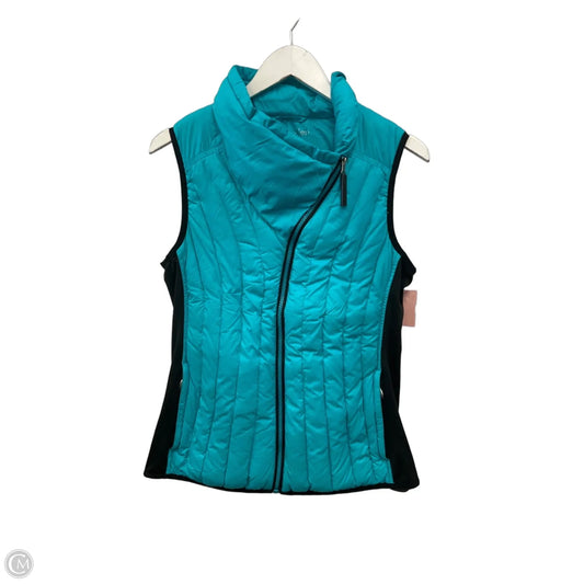Vest Puffer & Quilted By Calvin Klein Performance In Blue, Size: M