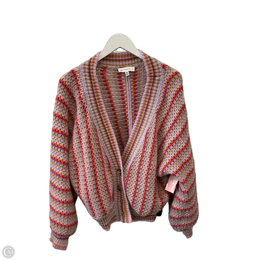 Sweater Cardigan By Clothes Mentor In Multi-colored, Size: M