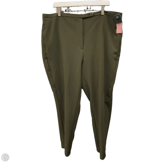 Pants Dress By Worthington In Green, Size: 18