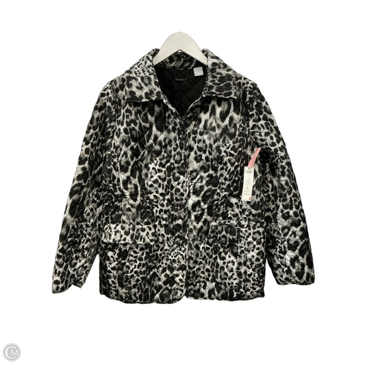Jacket Puffer & Quilted By Chicos In Animal Print, Size: L