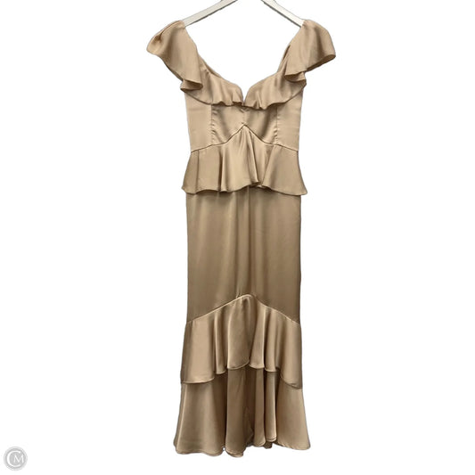 Dress Party Long By Mumu In Gold, Size: Xs
